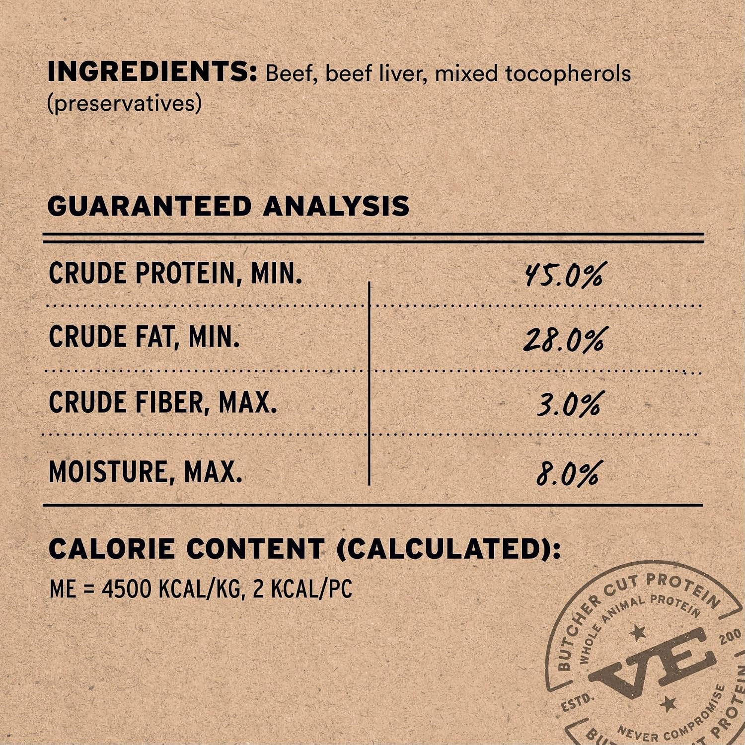 image:imageVital Essentials Freeze Dried Dog Treats Beef Bites 62 oz Bag Single Protein Made With Beef amp Liver Premium Quality Protein GrainFree Training TreatsBeef