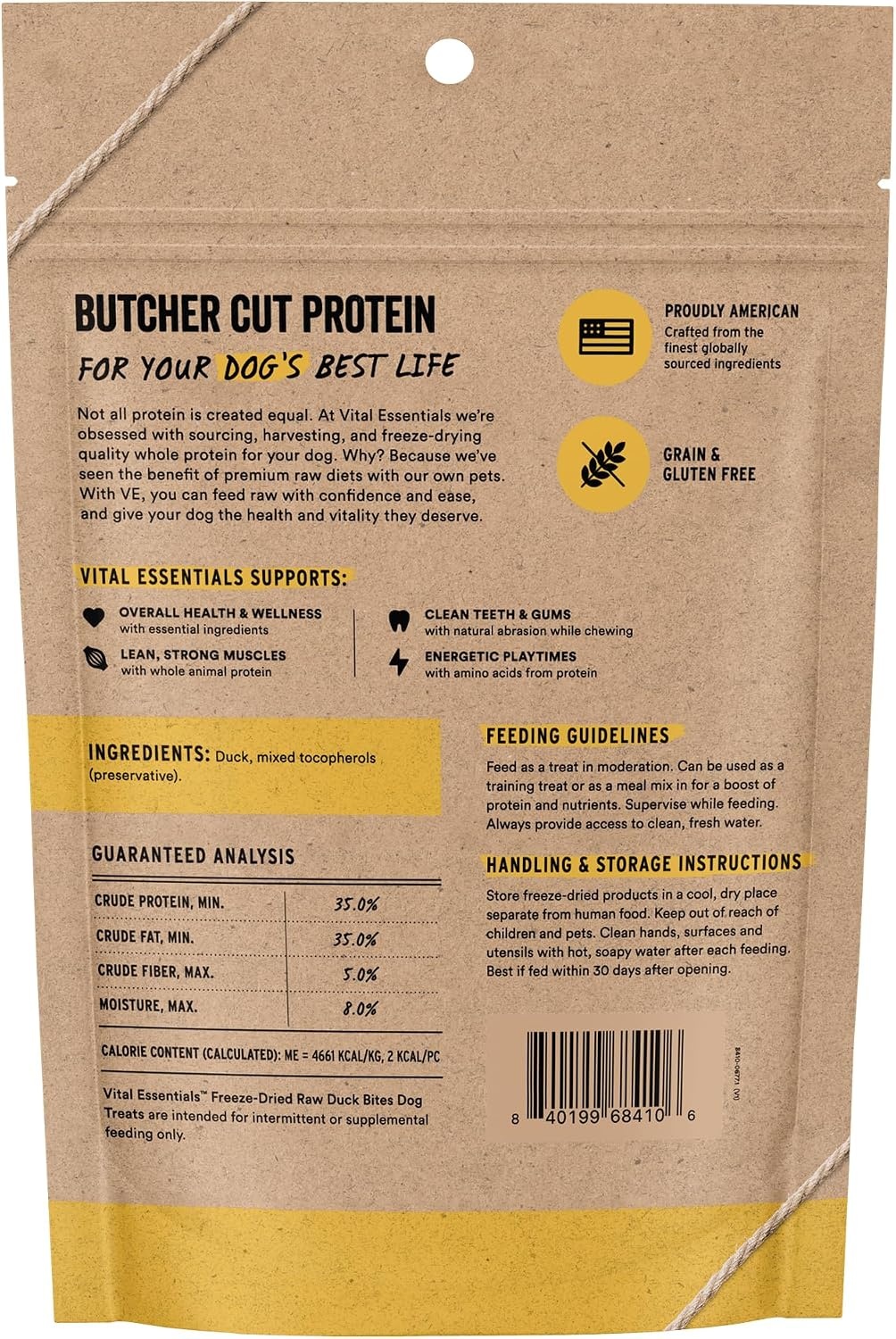 image:imageVital Essentials Freeze Dried Dog Treats Beef Bites 62 oz Bag Single Protein Made With Beef amp Liver Premium Quality Protein GrainFree Training TreatsDuck
