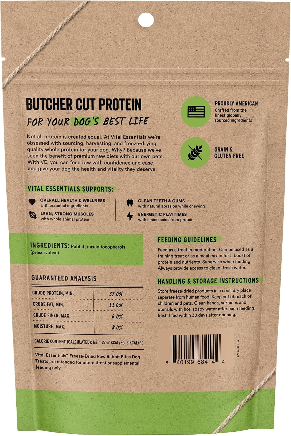 image:imageVital Essentials Freeze Dried Dog Treats Beef Bites 62 oz Bag Single Protein Made With Beef amp Liver Premium Quality Protein GrainFree Training TreatsRabbit