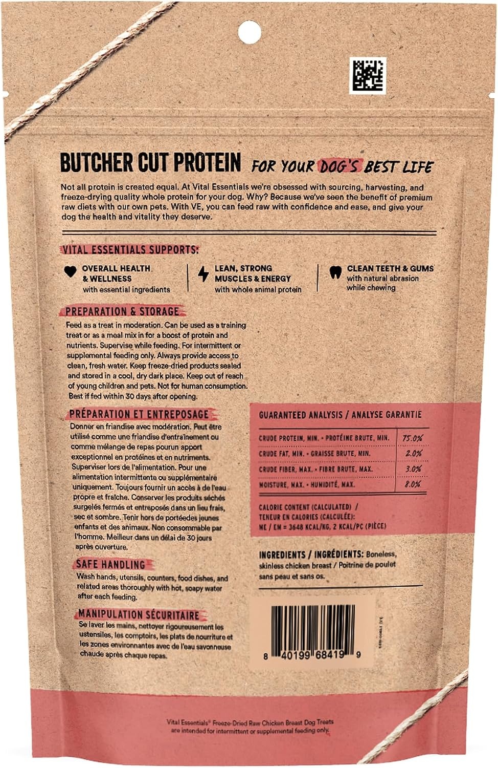 image:imageVital Essentials Freeze Dried Dog Treats Beef Liver 21 oz Bag Single Ingredient Made With 100 Beef Liver GrainFree Training Treats USA Made with US amp Globally Sourced IngredientsChicken