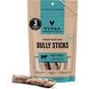 Vital Essentials Freeze Dried Bully Sticks Dog Treats, 1.4 oz Bag (3 Count) | Single Ingredient, Premium Quality Protein, Long Lasting, Grain Free, USA Made With U.S. & Globally Sourced Ingredients(Beef)