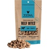 Vital Essentials Freeze Dried Dog Treats, Beef Bites, 6.2 oz Bag | Single Protein, Made With Beef & Liver, Premium Quality Protein, Grain-Free Training Treats(Beef)