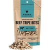 Vital Essentials Freeze Dried Dog Treats, Beef Bites, 6.2 oz Bag | Single Protein, Made With Beef & Liver, Premium Quality Protein, Grain-Free Training Treats(Beef Tripe)