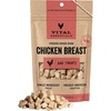 Vital Essentials Freeze Dried Dog Treats, Beef Liver, 2.1 oz Bag | Single Ingredient, Made With 100% Beef Liver, Grain-Free Training Treats, USA Made with U.S. & Globally Sourced Ingredients(Chicken)