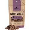 Vital Essentials Freeze Dried Dog Treats, Beef Liver, 2.1 oz Bag | Single Ingredient, Made With 100% Beef Liver, Grain-Free Training Treats, USA Made with U.S. & Globally Sourced Ingredients(Turkey)