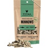 Vital Essentials Freeze Dried Minnows Dog Treats, 1 oz Bag | Single Ingredient 100% Minnow, Premium Quality Protein, Grain-Free Treats, USA Made with U.S. & Globally Sourced Ingredients(Minnows)