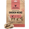 Vital Essentials Freeze Dried Raw Chicken Hearts Dog Treats, 3.75 oz Bag | Single Ingredient, Premium Quality Protein, Grain Free, USA Made with U.S. & Globally Sourced Ingredients(Chicken Necks)