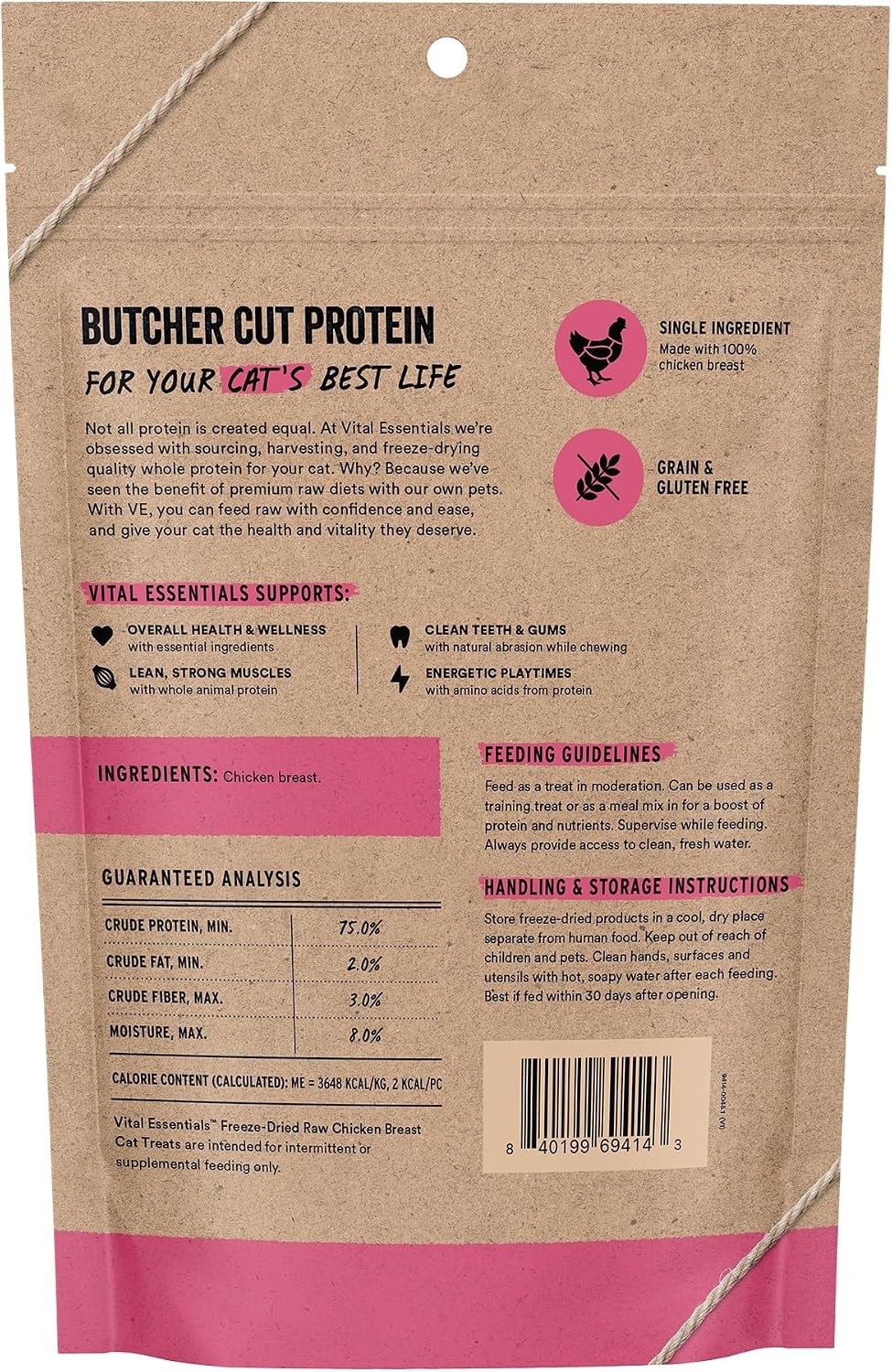 image:imageVital Essentials Freeze Dried Cat Treats Duck Liver 09 oz Bag Single Ingredient Premium Quality Protein Grain Free Healthy Treats USA Made with US amp Globally Sourced IngredientsChicken