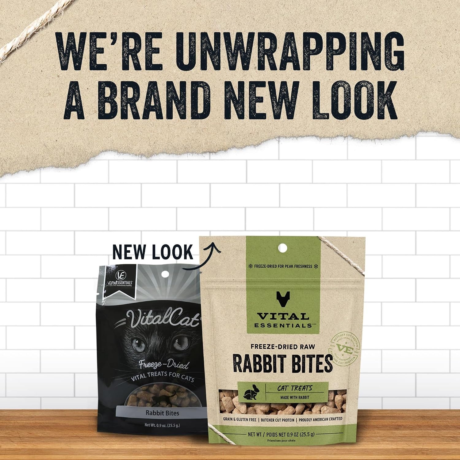 image:imageVital Essentials Freeze Dried Cat Treats Rabbit Bites 09 oz Bag Crunchy Single Ingredient Premium Quality Protein Grain Free USA Made with US amp Globally Sourced IngredientsRabbit