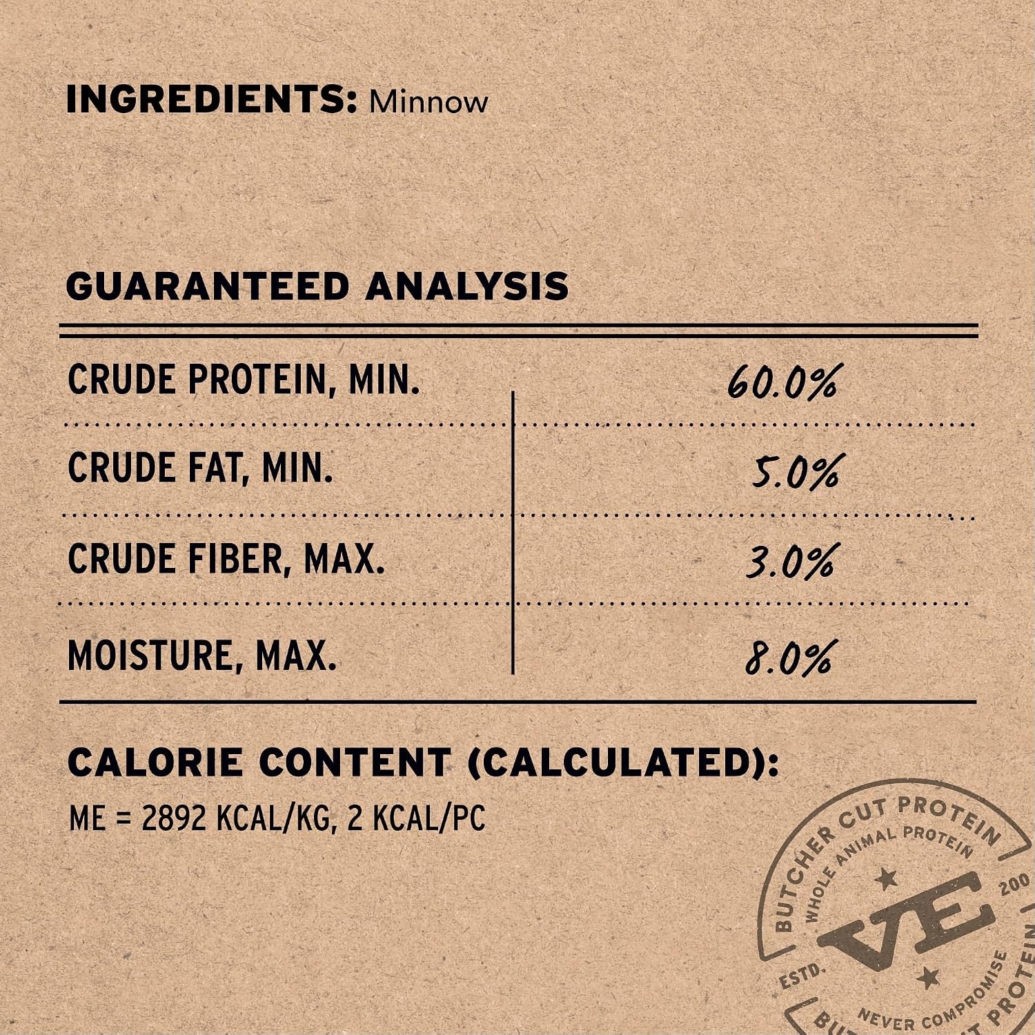 image:imageVital Essentials Freeze Dried Minnows Cat Treats 05 oz Bag Single Ingredient Premium Quality Protein Grain Free Healthy Treats USA Made with US amp Globally Sourced IngredientsMinnows