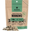 Vital Essentials Freeze Dried Minnows Cat Treats, 0.5 oz Bag | Single Ingredient, Premium Quality Protein, Grain Free, Healthy Treats, USA Made with U.S. & Globally Sourced Ingredients(Minnows)