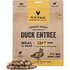 Vital Essentials Freeze Dried Dog Food, Beef Nibs, 14 oz Bag(Duck)
