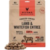 Vital Essentials Freeze Dried Dog Food, Beef Nibs, 14 oz Bag(Lamb & Whitefish)