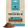 Vital Essentials Freeze Dried Dog Food Topper, Turkey, 6 oz Bag(Beef)