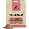 Vital Essentials Freeze Dried Dog Food Topper, Turkey, 6 oz Bag(Chicken)
