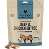 image:imageVital Essentials Freeze Dried Cat Food Chicken Mini Patties 8 oz BagBeef  Chicken