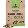Vital Essentials Freeze Dried Cat Food, Duck Mini Nibs, 12 oz Bag(Rabbit)