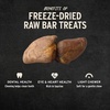 Vital Essentials Freeze-Dried Raw Turkey Hearts Dog Treats, 1.6 oz Bag(1 Count (Pack of 1))