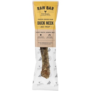 Vital Essentials Freeze-Dried Raw Duck Neck Dog Treat, 1-Pack(Duck Neck)